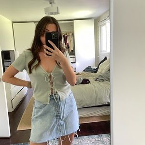 Glassons denim skirt